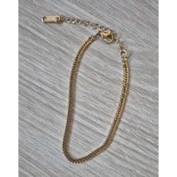 Pulsera eslabón plano