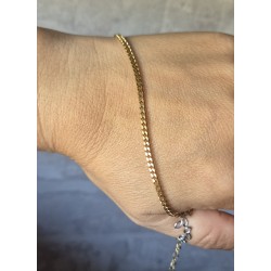 Pulsera eslabón plano