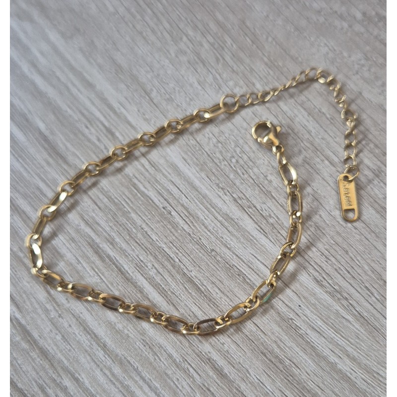 Pulsera eslabón medio