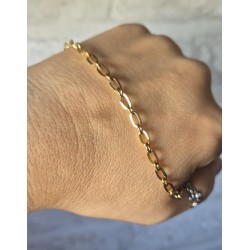 Pulsera eslabón medio