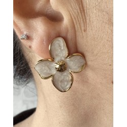 Pendientes flor