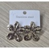 Pendientes flor grande