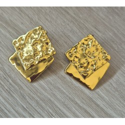 Pendientes doble cuadro