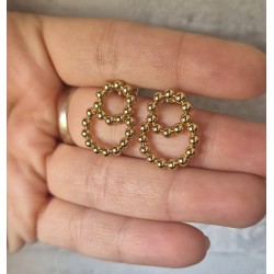 Pendientes doble aro