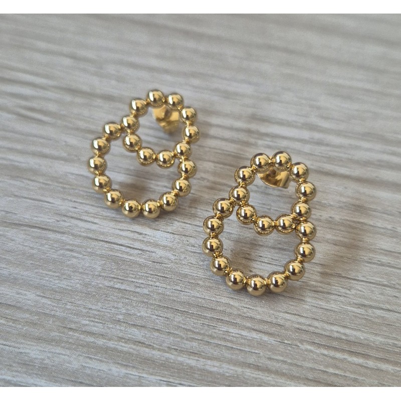 Pendientes doble aro