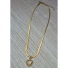 Collar plano corazón