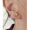 Pendientes sol sonriente