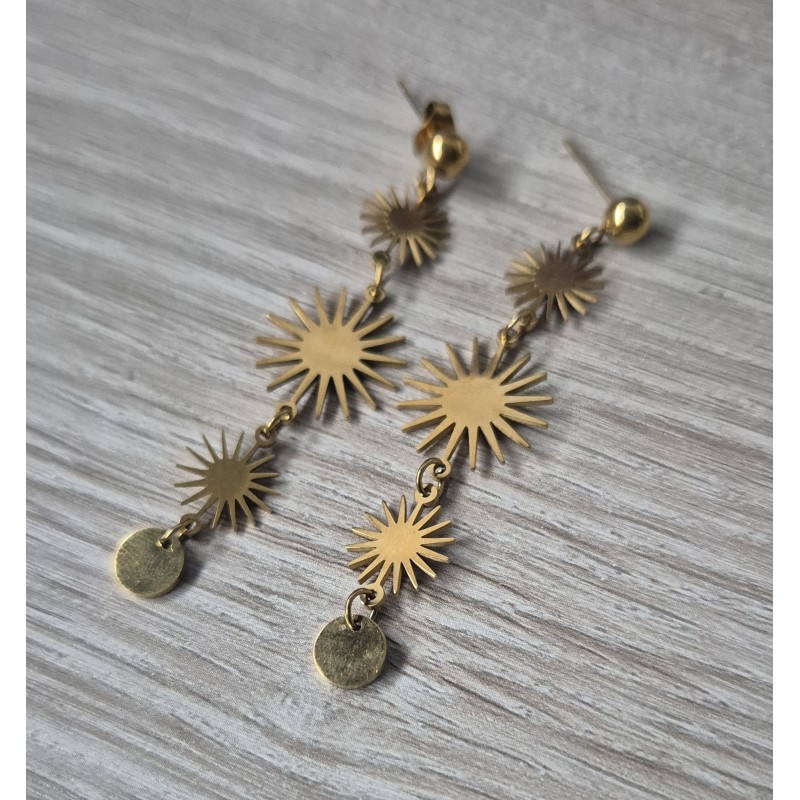Pendientes sol largo