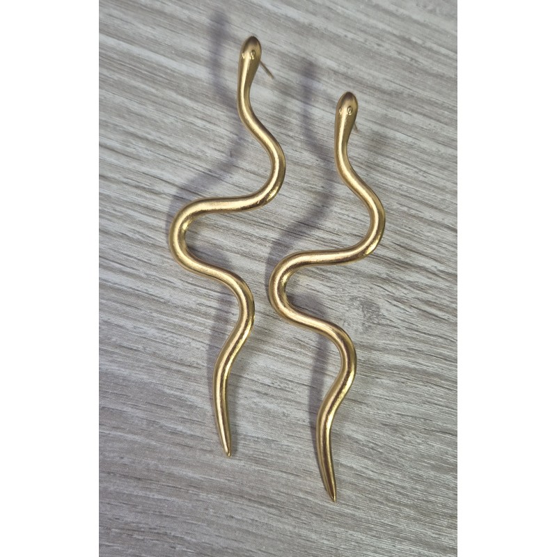 Pendientes serpiente