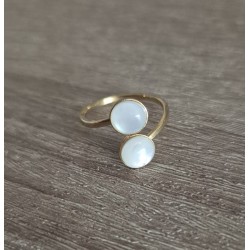 Doble piedra redonda