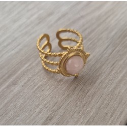 Anillo redondo piedra espejo