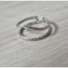 Anillo doble trenza