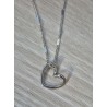 Collar amor cadena plana