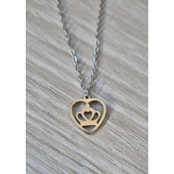 Collar amor coronado