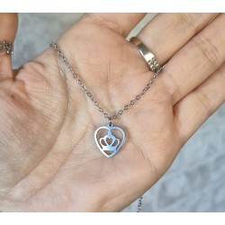 Collar amor coronado