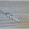 Collar letrero smile