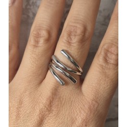 Anillo lineas desigual