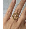 Anillo ovalado piedra