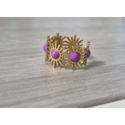 Anillo corona flores