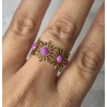 Anillo corona flores