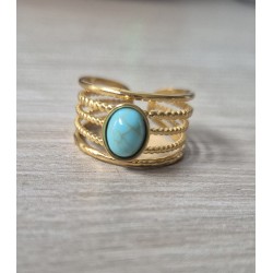 Anillo 4 turquesa
