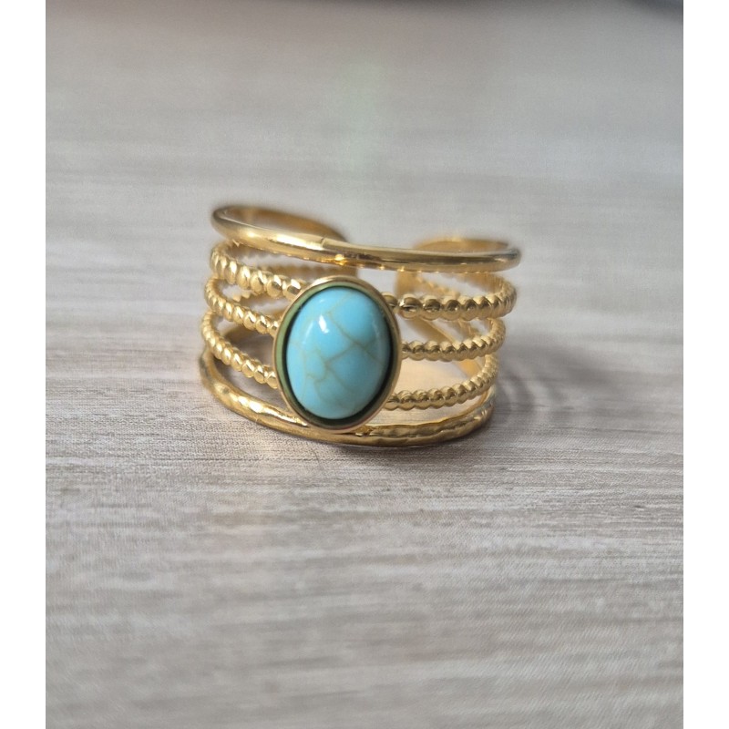Anillo 4 turquesa