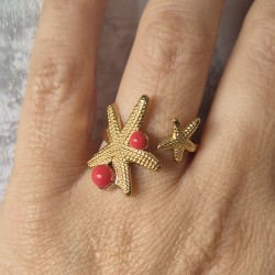 Anillo estrella mar