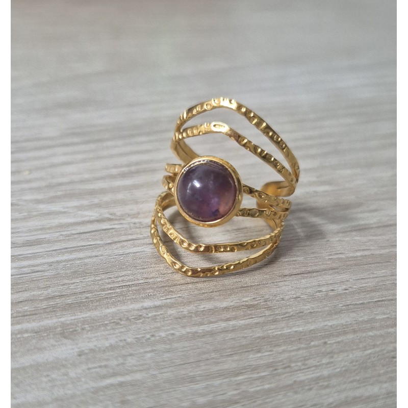Anillo amatista