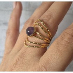Anillo amatista