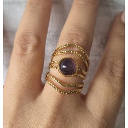 Anillo amatista