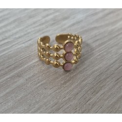 Anillo 3 rosa
