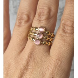 Anillo 3 rosa