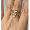 Anillo 3 rosa