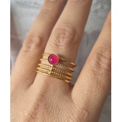 Anillo Egito rosa