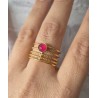 Anillo Egito rosa