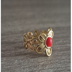 Anillo flor
