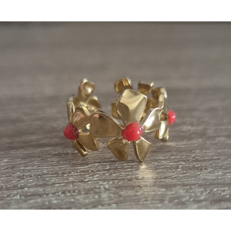Anillo flor