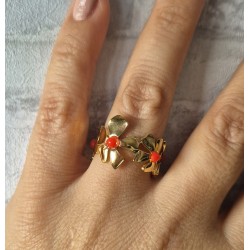 Anillo flor