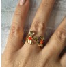 Anillo flor
