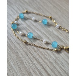 Pulsera piedras mar