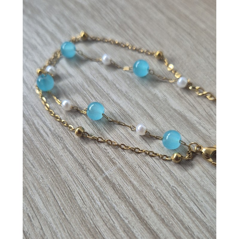 Pulsera piedras mar