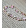 Pulsera piedras rosa