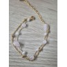 Pulsera piedras rosa