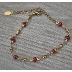 Pulsera corazón colores