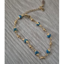 Pulsera corazón colores