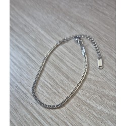 Pulsera eslabón plano