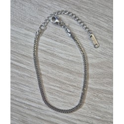 Pulsera eslabón plano