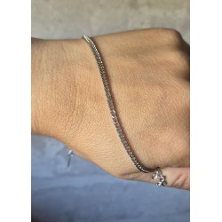 Pulsera eslabón plano