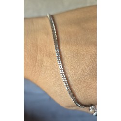 Pulsera eslabón plano