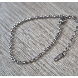 Pulsera eslabón redondo